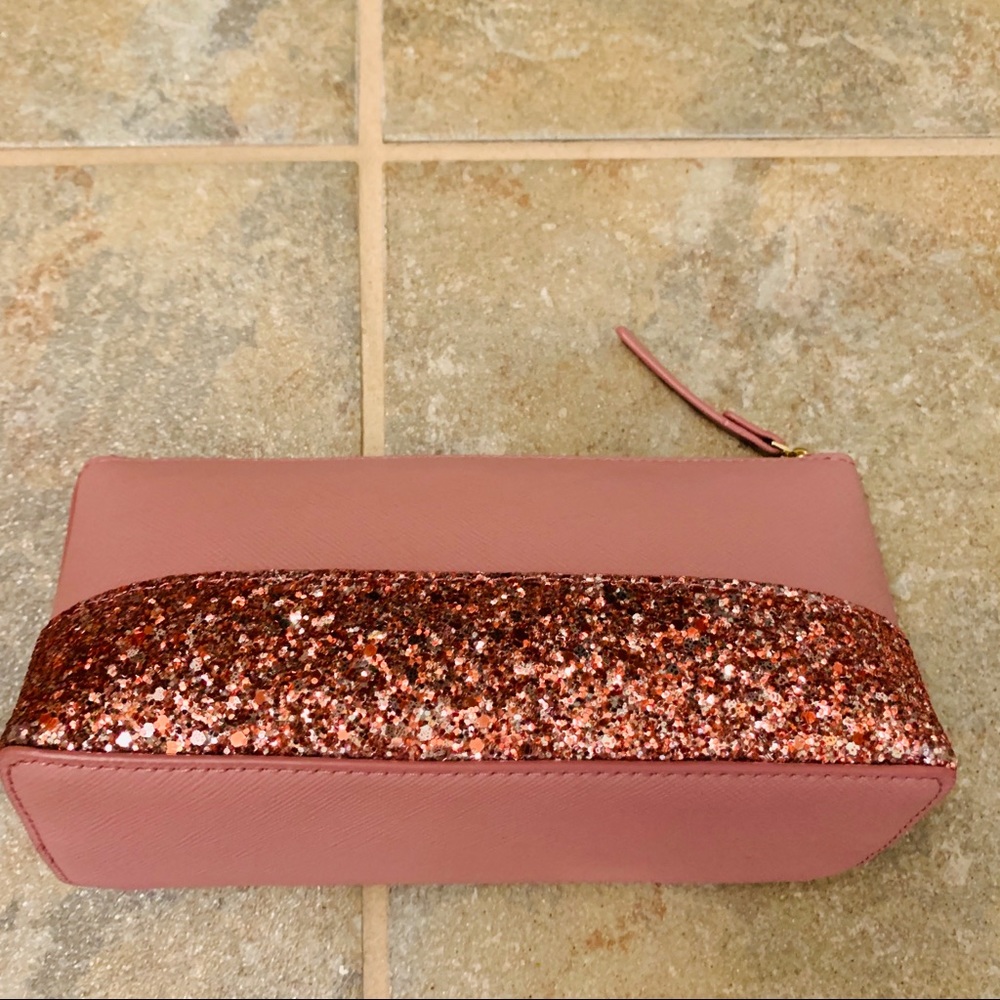 KATE SPADE LITTLE SHILOH GRETA COURT GLITTER PEONY - Picture 4 of 7